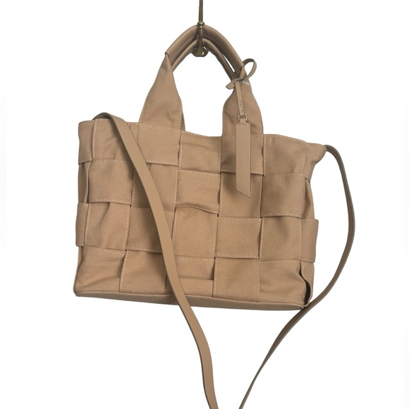 Lucky Brand Handbags - Lucky Brand Ly Anae Canvas 2-n-1: Satchel or Crossbody NWOT